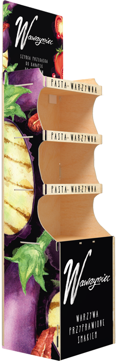 stojak podłogowy Wawrzyniec bok