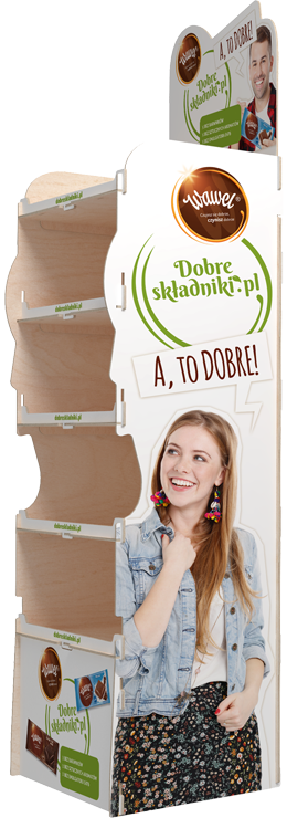 Stojak podłogowy Wawel bok