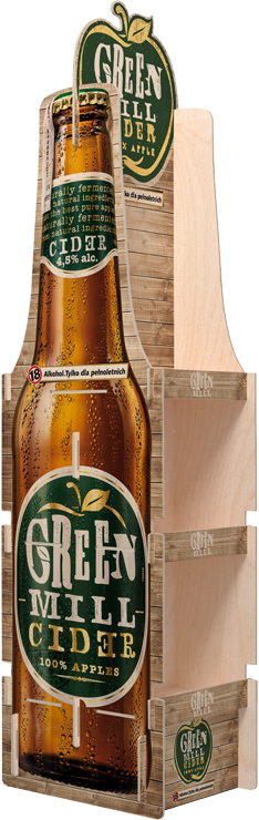 plywood presentation for beer side