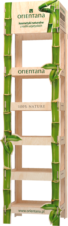 plywood display -open sides