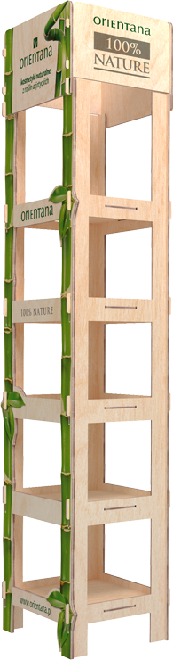 open floor stand - side